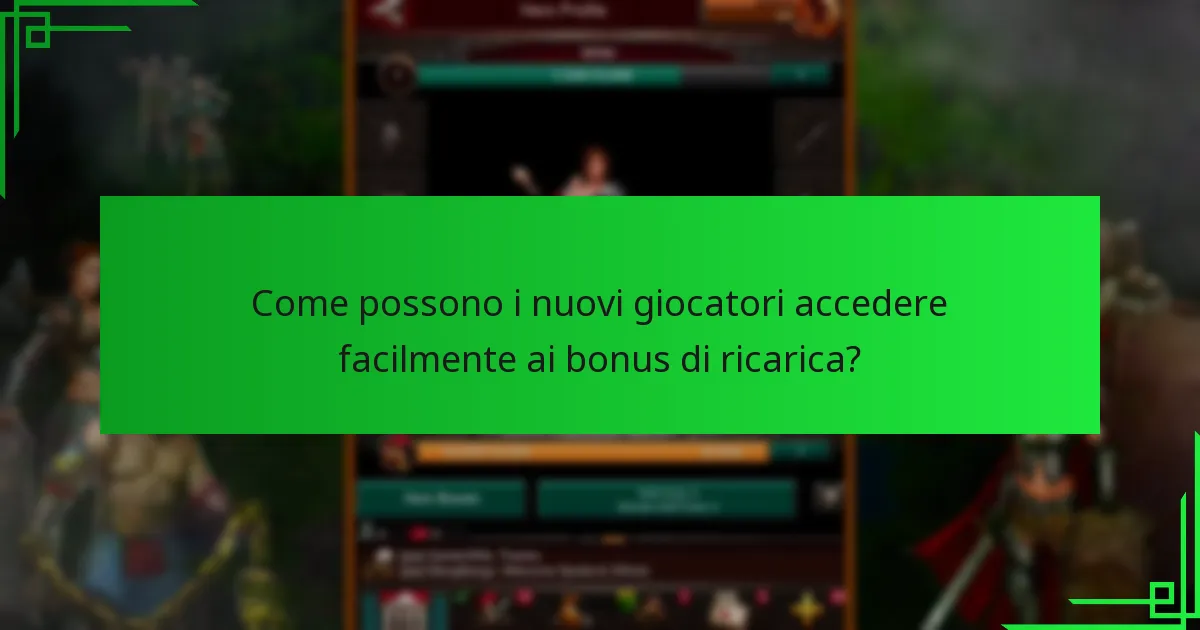 Quali piattaforme offrono i migliori bonus di ricarica per nuovi giocatori?