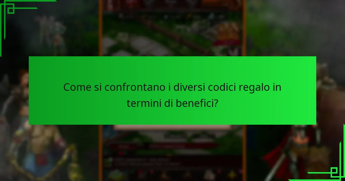 Qual è la validità e la scadenza dei codici regalo?