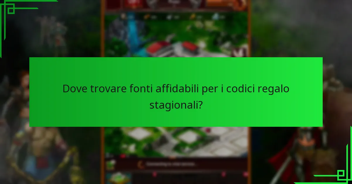 Quali codici regalo stagionali sono attualmente validi?