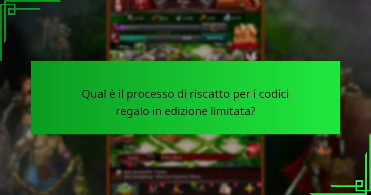 Quali limitazioni dovrei conoscere riguardo ai codici regalo in edizione limitata?