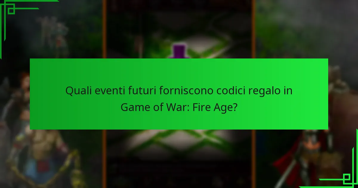 Quali ricompense posso aspettarmi dai codici regalo degli eventi?